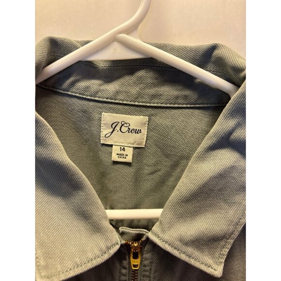 JCrew Green/Gray Mechanics Dress‎ (14) - Picture 2 of 6